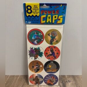 Vintage 90s ThinkWay Toys Power Caps, Pogs